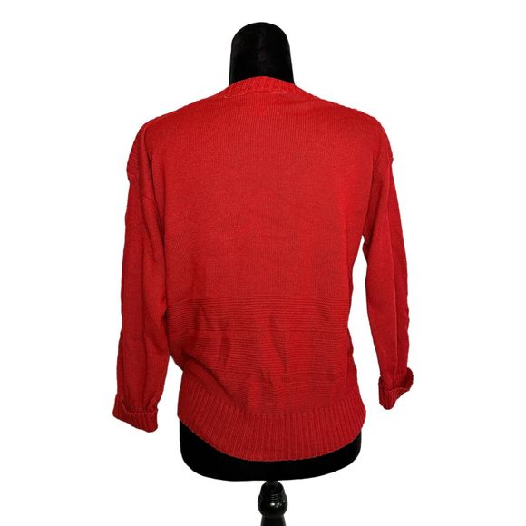 Keneth Too Vintage Red Sweater with Duck, Medium, Pre-owned - Picture 2 of 7